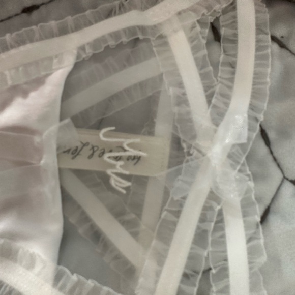 NWT white lace “mrs” thong - Picture 6 of 11